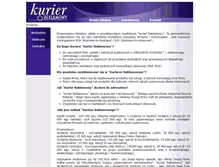 Tablet Screenshot of kurier.prasa.com.pl